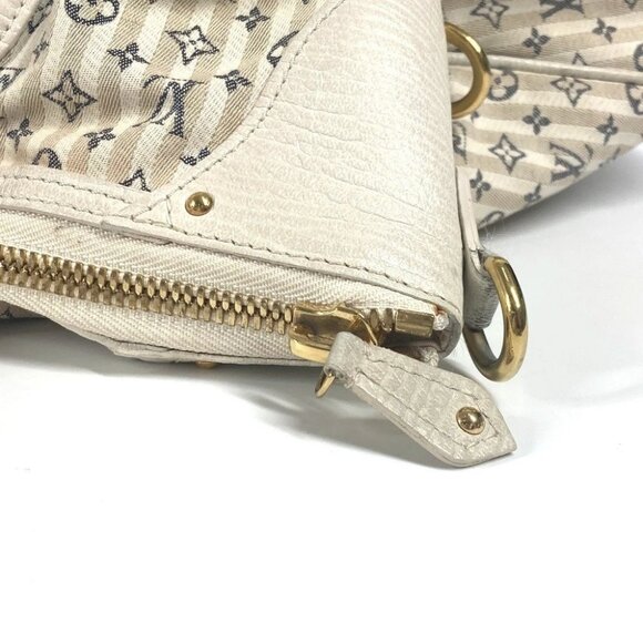 LOUIS VUITTON M95492 Monogram Mini-Lin Croisette Marina GM Hand Bag Tote Bag - Picture 4 of 13